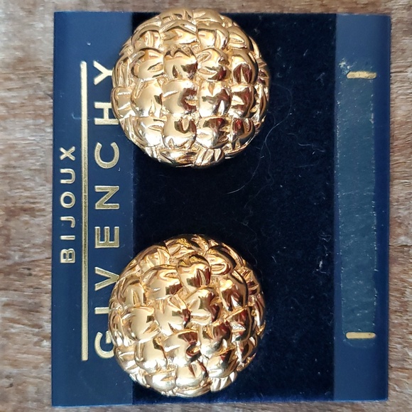 Authentic Vintage Givenchy Gold Earrings - Picture 5 of 6